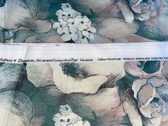 Vintage 1990 Floral Print House N’ Home Fabrics & Draperies Upholstery 36″Lx54″W