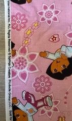 Dora the Explorer Licensed Cotton Fabric Springs Creative Pink 2 Yds Quilting
