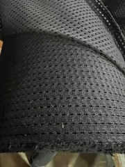 Black Sport Mesh Clothing Pocket Netting 62” Wide MADE IN THE USA, 10 Yard Cut