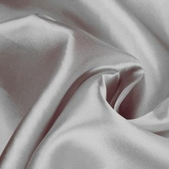 Silver SATIN FABRIC 54″ x 10 yards Bolt Crafts Sewing Put-up Light Gray Party