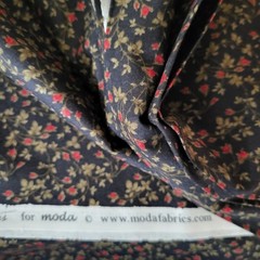 Retired Moda Fabric 3 Sisters Paris Flea Market Dark Floral 141×43 READ