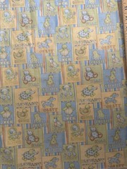 23 Inches Cotton Baby Print by Debbie Mumm for Jo-Ann Fabric Blue Green Yellow
