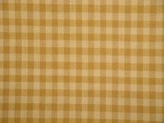 Dunroven House Dijon Check Homespun Fabric | Rustic Farmhouse Woven Fabric