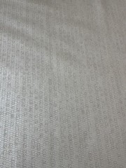 Nassimi Dimension Textured Vinyl Fabric Honeycomb White Upholstery 4.75+ Yards