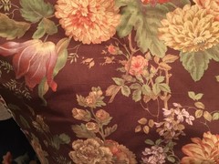 P.KAUFMANN FABRIC DECORATOR WEIGHT FLORAL 180”x 54”
