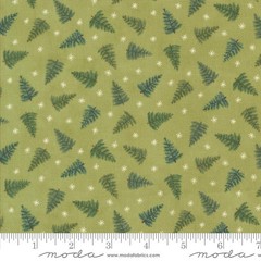 Winter Friends Green Trees 44″ fabric by Moda, 56136 14, cotton