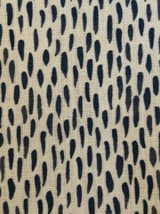 3 Y KATE LOUDOUN-SHAND Dabs in Eve Blue 100% Belgian Linen Fabric