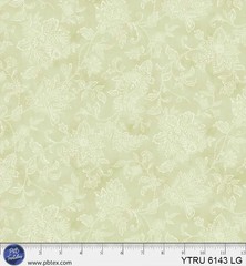 P&B TEXTILES – Yours Truly by P&B Textiles – Tonal Floral – Light Green ,1/4