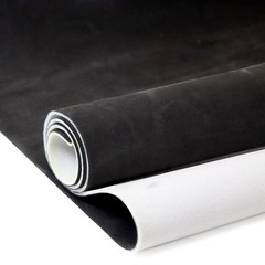 Black Suede Headliner Fabric 96″ L x 60″ W – Foam Backing for Car, Truck, SUV, R
