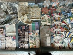 Lot Fabric Quilt Craft Sewing Small – Large 7.5 Pounds Vintage Lot NOS Pre owned