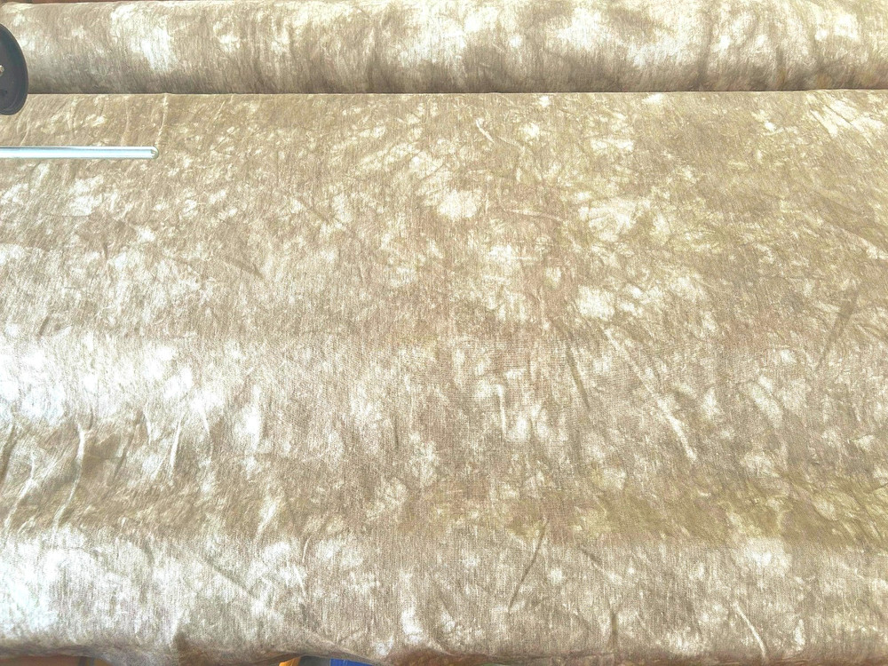 100% Linen Fabric, Tie-Dye, 7.5oz., 255gsm, BTY, Swatch Available