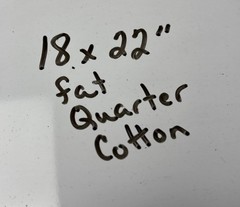 Blue Cotton Fat Quarter 18×22 Fabric Pattern Sewing Crafting