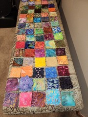 150 Batik Fabric 2.50″ Quilt Squares Bundle 100% Cotton Charm