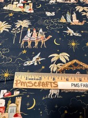 MODA 2026 Christmas Silent Night per yard 100% cotton fabric 36 x 44 Nativity 12