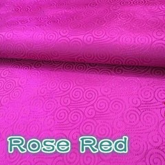 Chinese Cloud Printed Satin Silk Fabric Cloth Clothing Cheongsam Upholstery DIY