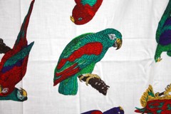 LARGE, INDIVIDUAL PARROTS, PERRFECT FOR APPLIQUE – 100% COTTON FABRIC