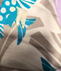Vintage Hi Fashion Fabrics Angelfish Fan Cotton Fabric 3.19yds 115×44