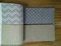 Fabric Sample Book Swatches – Blues, Greens 7.5″ x 3.5″ – 61 pcs. Stripes Checks