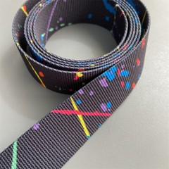 1 Meter 2.5cm Width Splash Camouflage Webbing Non-elastic Edging Strap DIY Parts