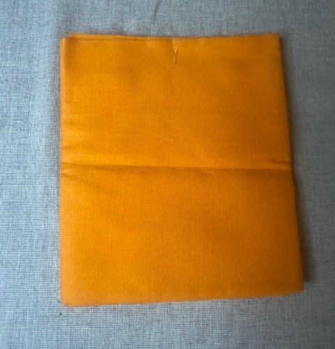 Fat Quarter FQ Solid Orange Crafts Sewing Projects Quilting