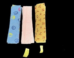 289 Flannel Quilting Strips 1.5” x 6.5” Cherry Polka Dots Floral Cotton Sewing