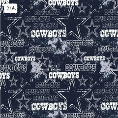 Sports Cotton Fabric by the ½ yard- Football Teams