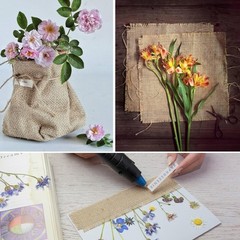 Burlap Fabric Roll 10 Yards Natural Jute Ribbon DIY Craft Home Decoration