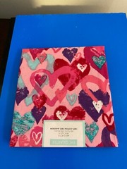 BRAND NEW CREATE IT 100% COTTON DUO HEARTS PRECUT SEWING AND CRAFT FABRIC 18X21