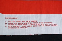 1982 Tribune Co. Syndicate Little Orphan Annie 3 Pillow Fabric Panels Kit To Sew