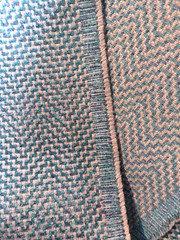 Glanville/Teal by GP & J Baker. Width : 137 cm. Length : 3.50 metres