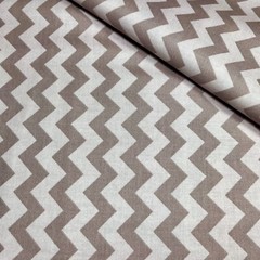 Chevron ZigZag Fabric Riley Blake Designs C400 RBD Designers 2012 Taupe Cotton