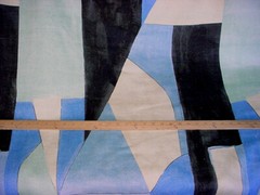 1-1/2Y Groundworks GWF-3752 District Abstract Print Drapery Upholstery Fabric