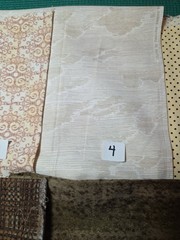 Your Choice Pieces, 1/4 Yds OR FQs Cream Tan Brown Floral cotton quilting Fabric