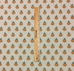 BALLARD DESIGNS PIPPA GOLDEN YELLOW PETITE FLORAL JACQUARD FABRIC 1.75 YARD 56″W