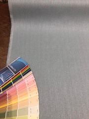 Fabricut Micheal Cloud Blue Herringbone Upholstery Fabric by the yard sofa chair