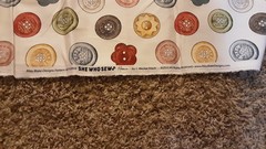 R. Blake Designs #HD12502 “She Who Sews ‘Home'” J.Wecker Frisch Buttons OOP 2022