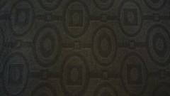 Discount Fabric JACQUARD Charcoal Oval Geometric Upholstery & Drapery