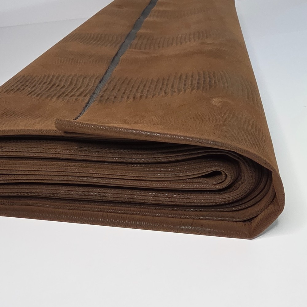 Bulk 25.5 Yards Brown Lizard Embossed Faux Leather Fabric 50″ 52″ W Upholstery