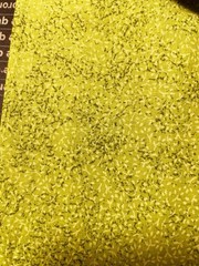 Fabric Traditions Lime Green Blender Tiny Floral Leaves Bright Green 1 Yard