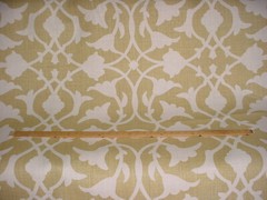 4-5/8Y Kravet Couture Barbara Barry Poetical Spungold Print Upholstery Fabric