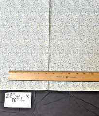 Cotton fabric lot calico cotton pieces Petite Fleurs, Hoffman Intl, Jaftex plus