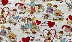 For My Valentine ALEXANDER HENRY QUILT FABRIC 100% COTTON RARE Sold By Half Yard