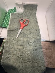 Green Fabric Scrap Bag Bundle Remnants Cotton Crumb Quilt Squares Sewing Big Lot