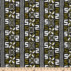 African Print Fabric Earth Tone 100% Natural Cotton 44/45″ Wide 998356-1