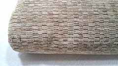Chenille Upholstery Fabric Remnant 56″x110″ Cotton/Poly Blend Green/Tan Brown