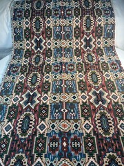 Fabric Upholstery Tapestry Kilim Bohemian Boho Tribal Southwestern 41″ L x 53″ W