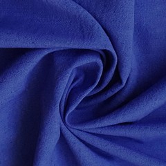 Royal Blue Cotton Linen Fabric By The Yard, 42 inches width Blue Cotton Fabric