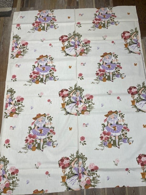 Vintage Southern Belle Fabric 48″ x 216″ floral