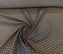 Heritage Brown Gold Diamond Honeycomb Backed Upholstery Fabric by the yard