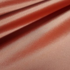 SALMON CORAL IVORY TAFFETA Fabric Two Tone plain shot polyester 58″ By The Yard